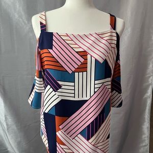 Cute abstract print top